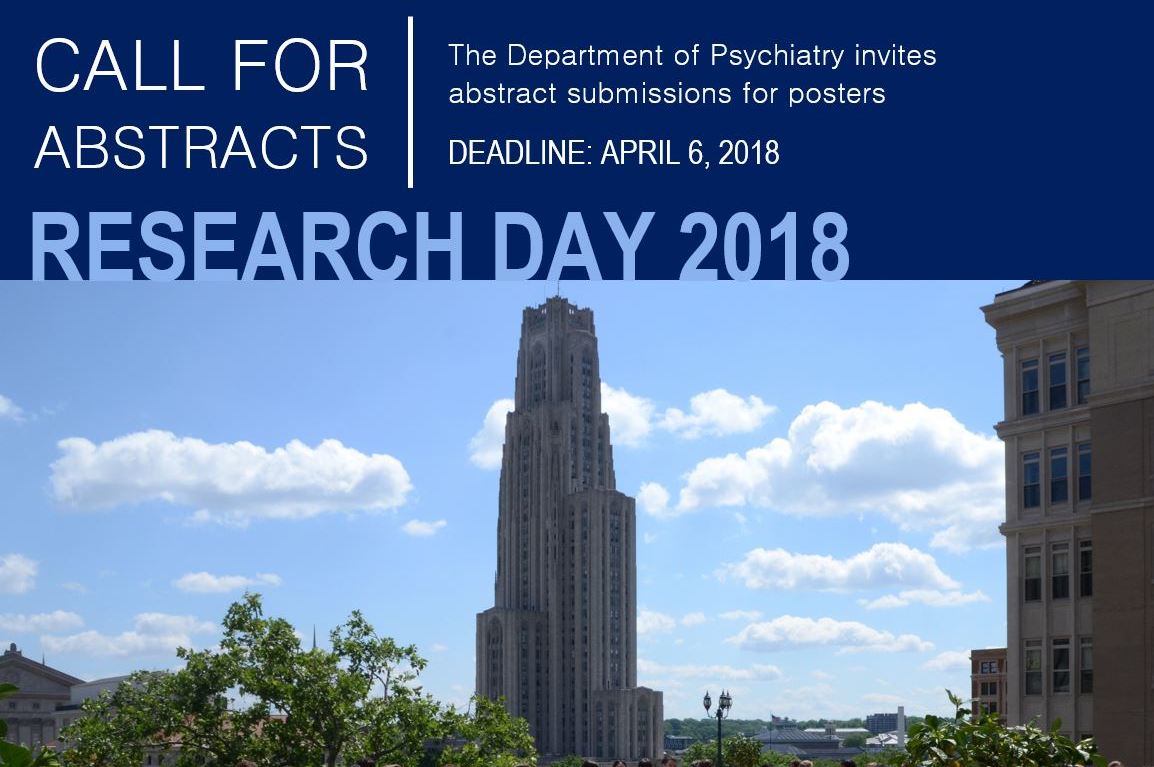2018 Research Day Call for Abstracts Announcement