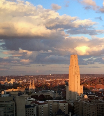 View of Oakland of the Cathedral of Learning
