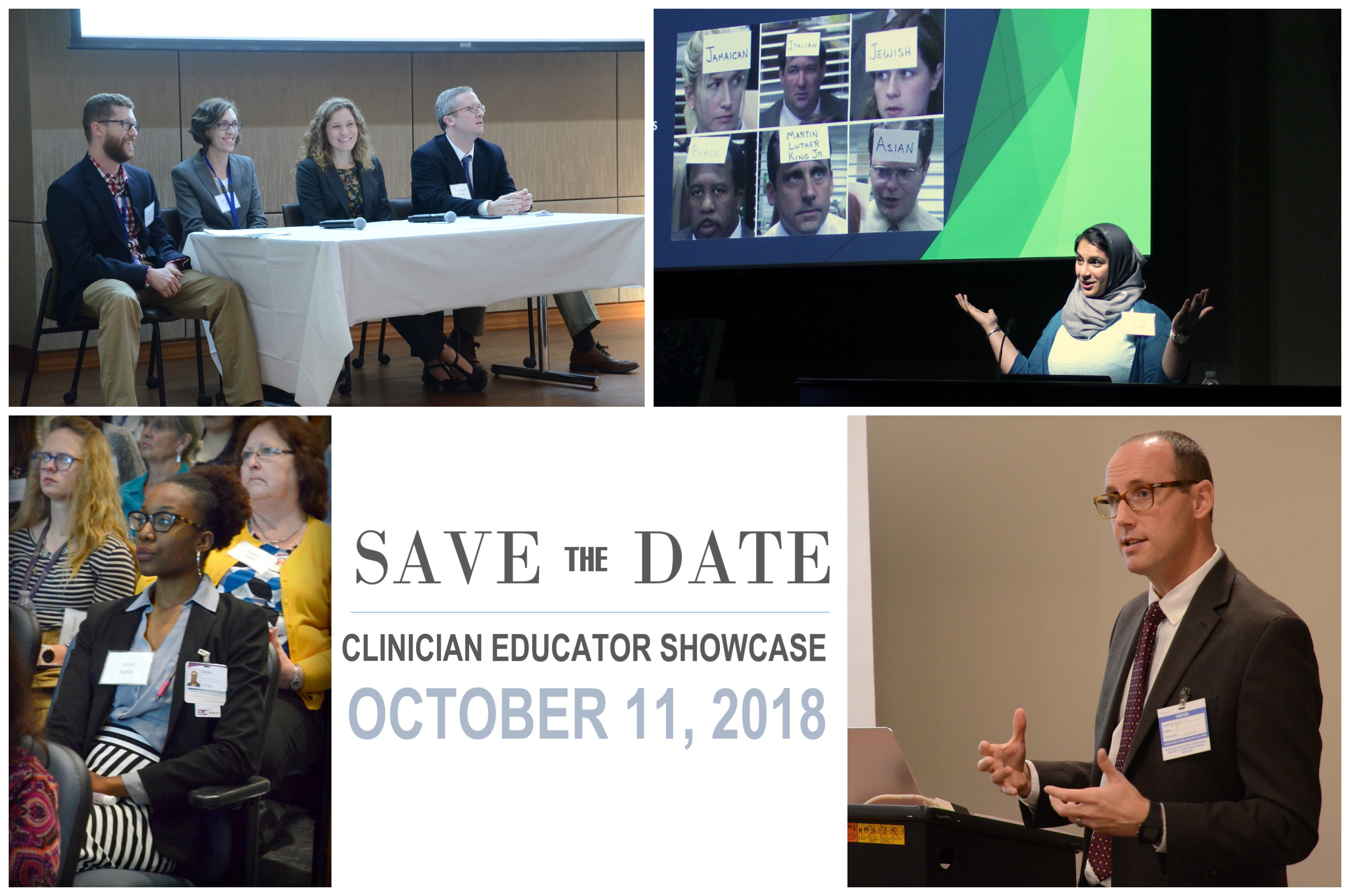 2018 Clinician Educator Showcase Save the Date 2018 Clinician Educator Showcase Save the Date