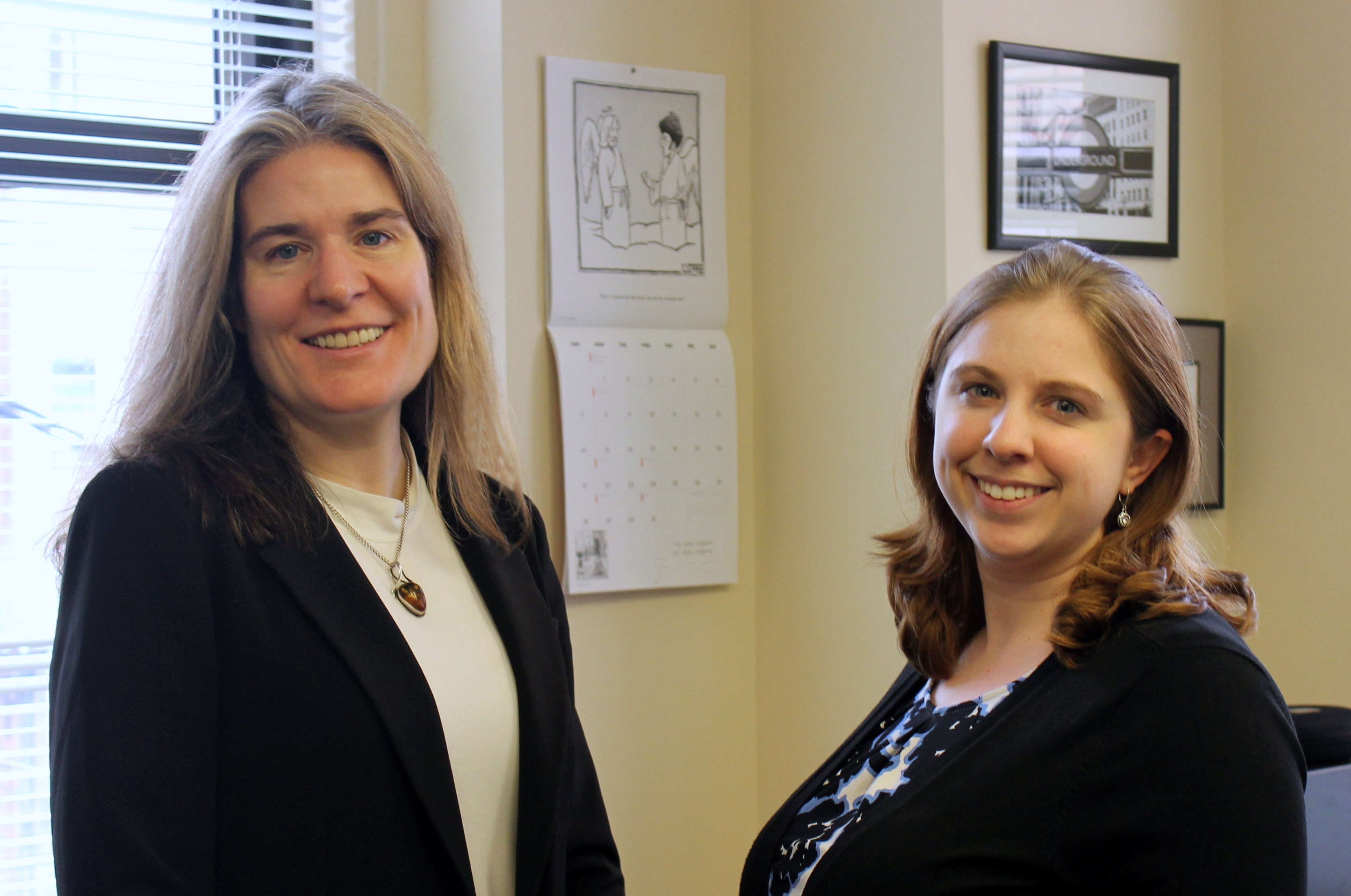 Dr. Mary Phillips and Heather Acuff