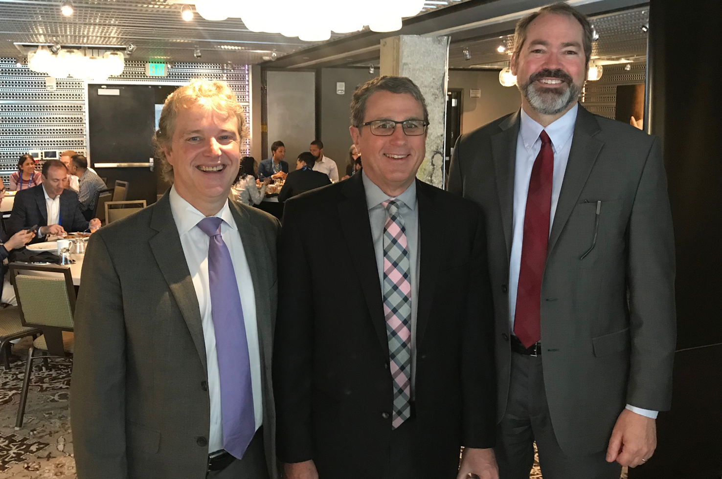 Drs. Ken Nash, David Lewis and Jamie Tew at the 2019 APA Meeting