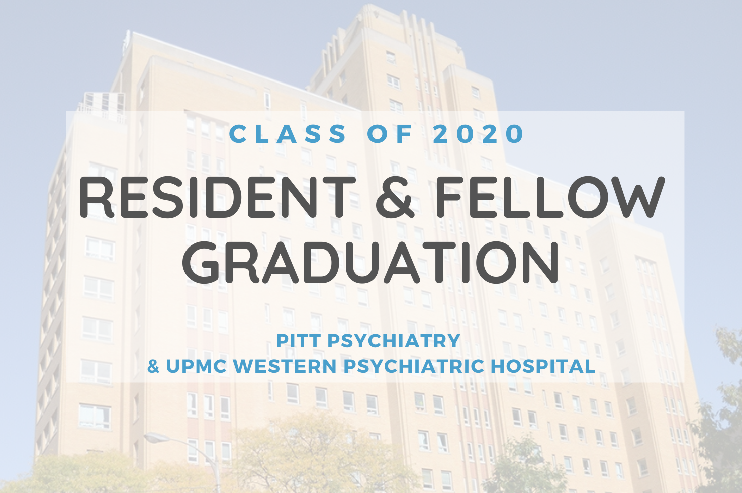 2020 WPH Resident Virtual Graduation 2020 WPH Resident Virtual Graduation