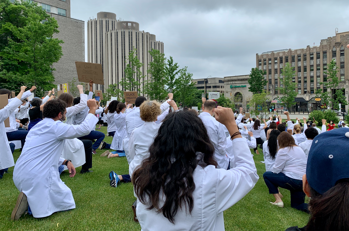 White Coats for Black Lives Event