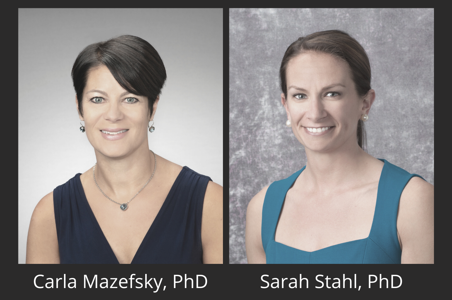 Carla Mazefsky, PhD, & Sarah Stahl, PhD, Honored for Mentorship