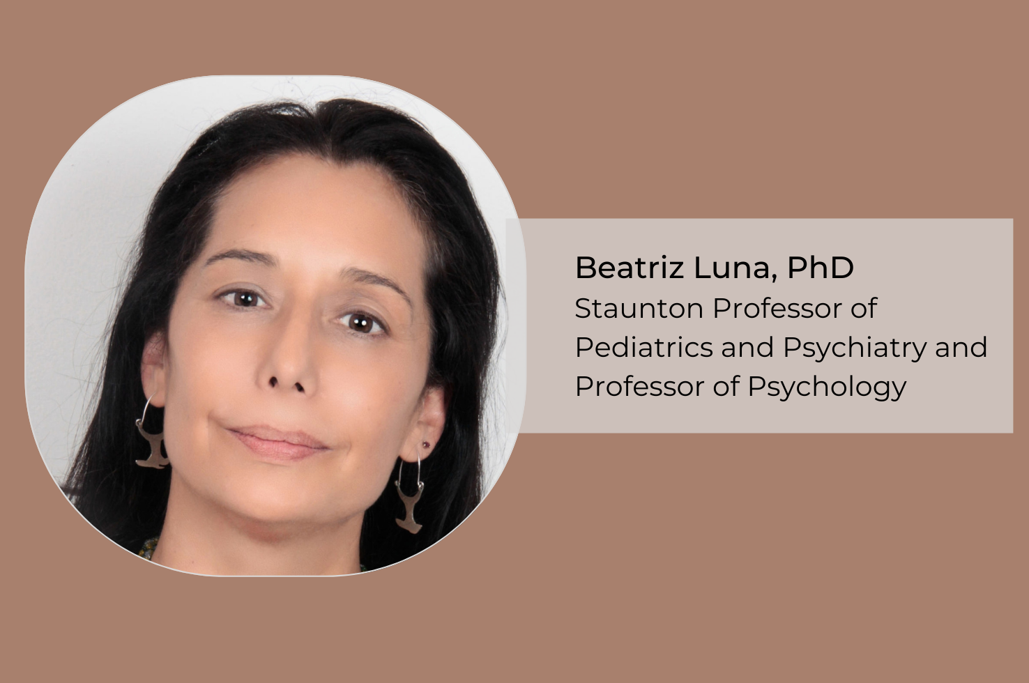 Bea Luna, PhD Receives MERIT Award Bea Luna, PhD Receives MERIT Award
