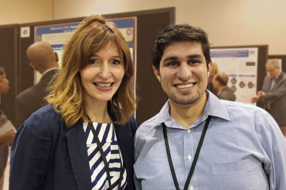 Faculty Members Carmen Andreescu, MD and Helmet Karim, PhD