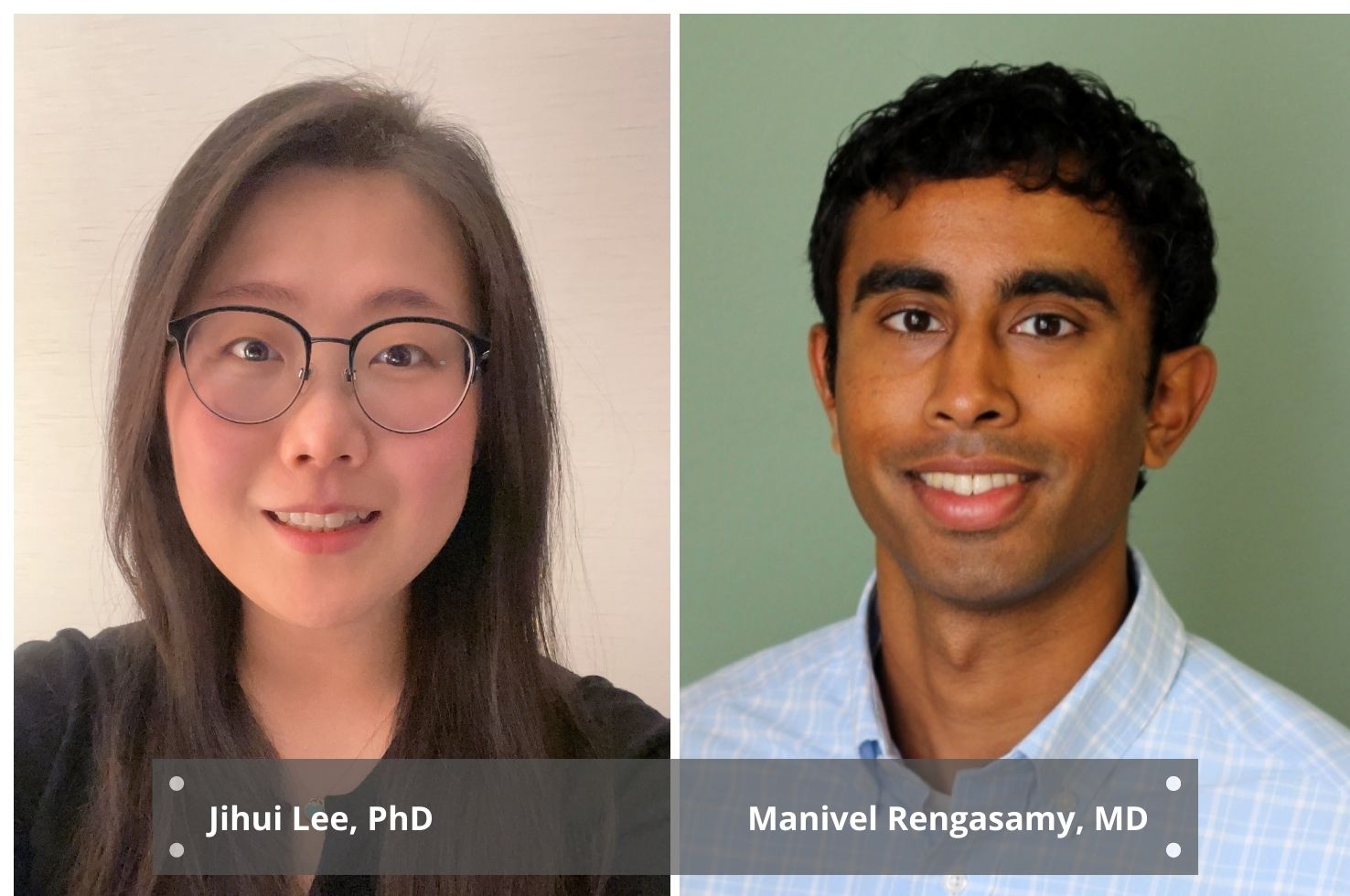 Department Welcomes Dr. Jihui Lee and Manivel Rengasamy