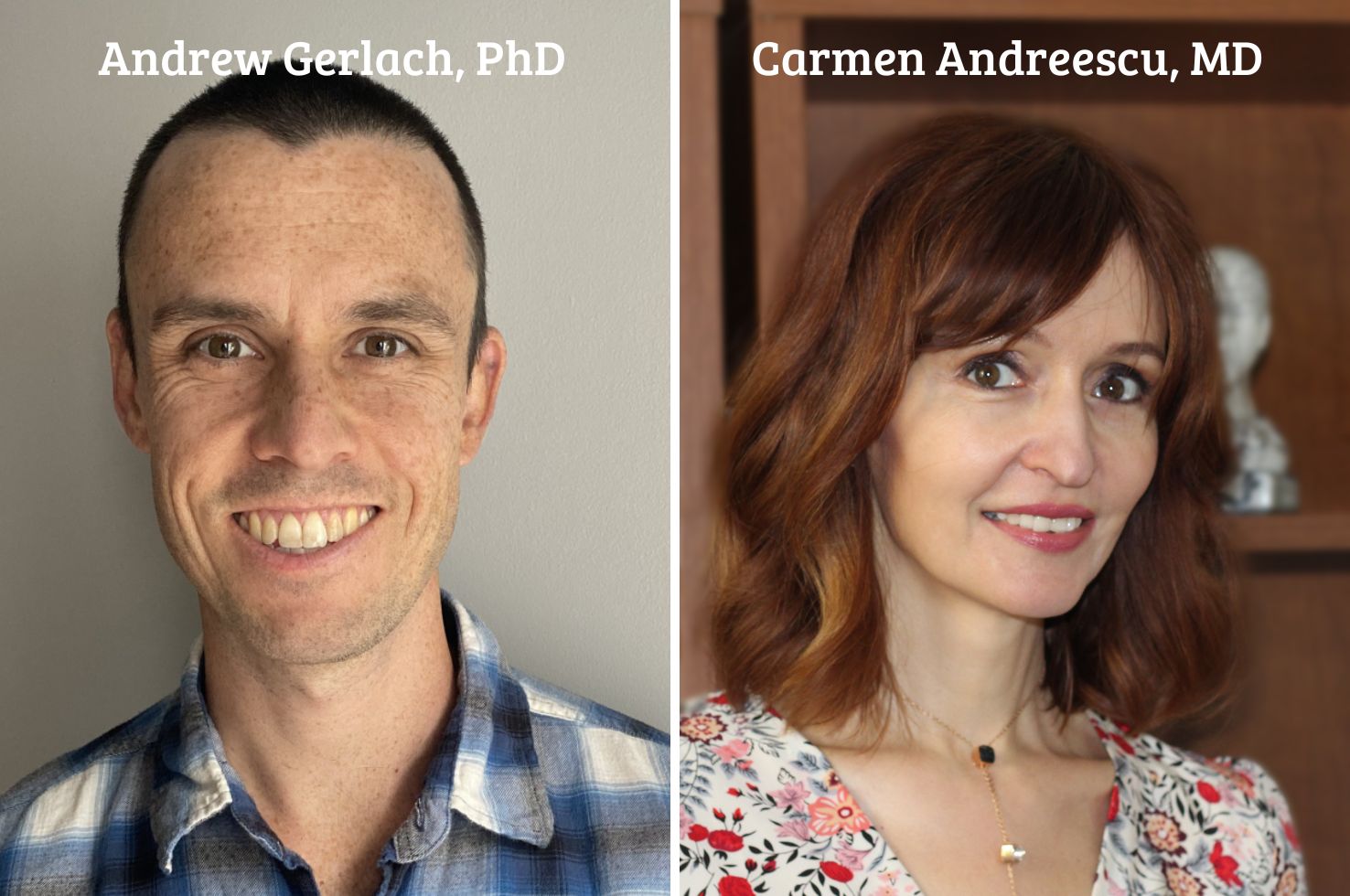 Drs. Andrew Gerlach and Carmen Andreescu
