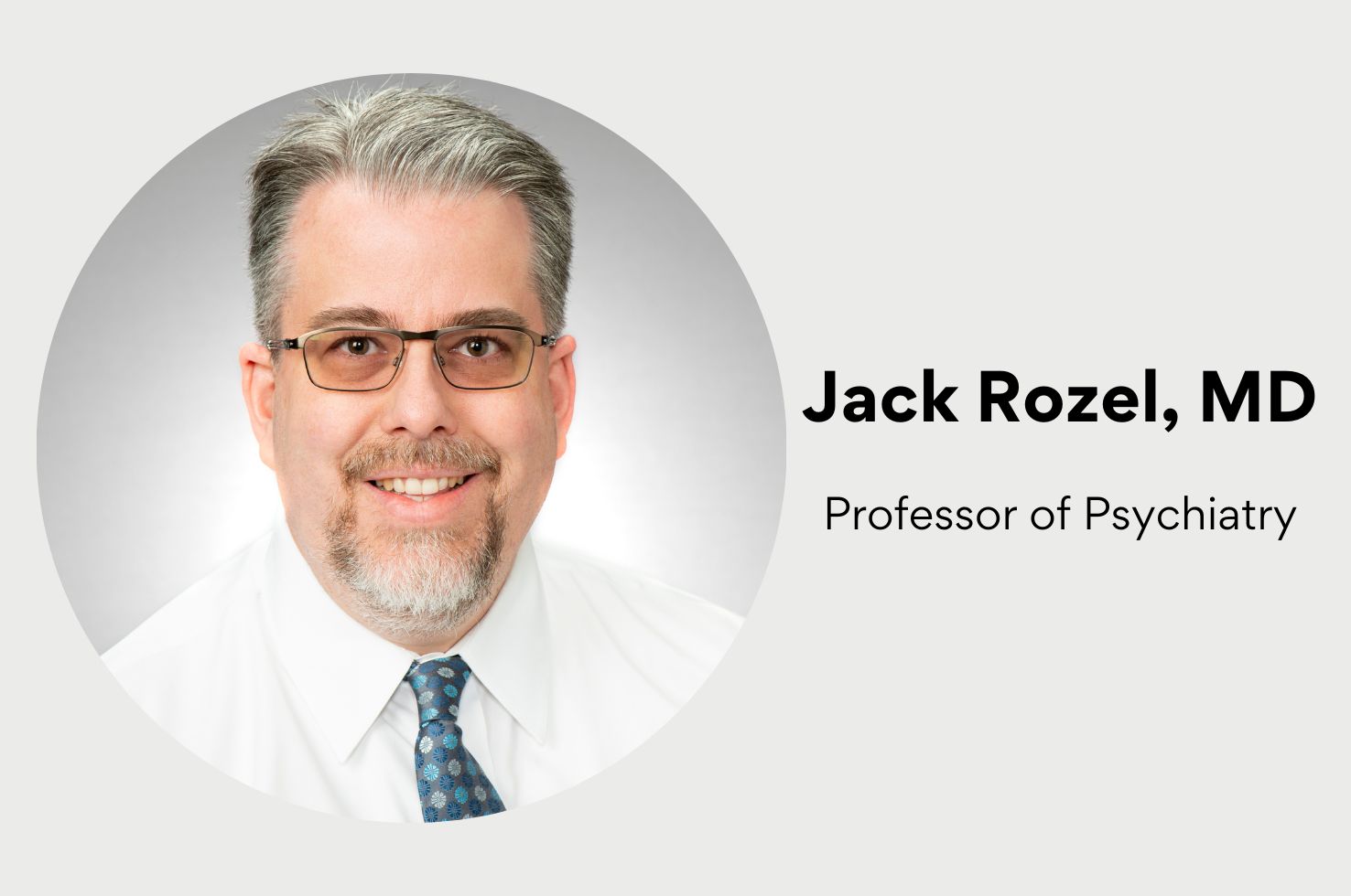 Dr. Jack Rozel Promoted to Professor of Psychiatry