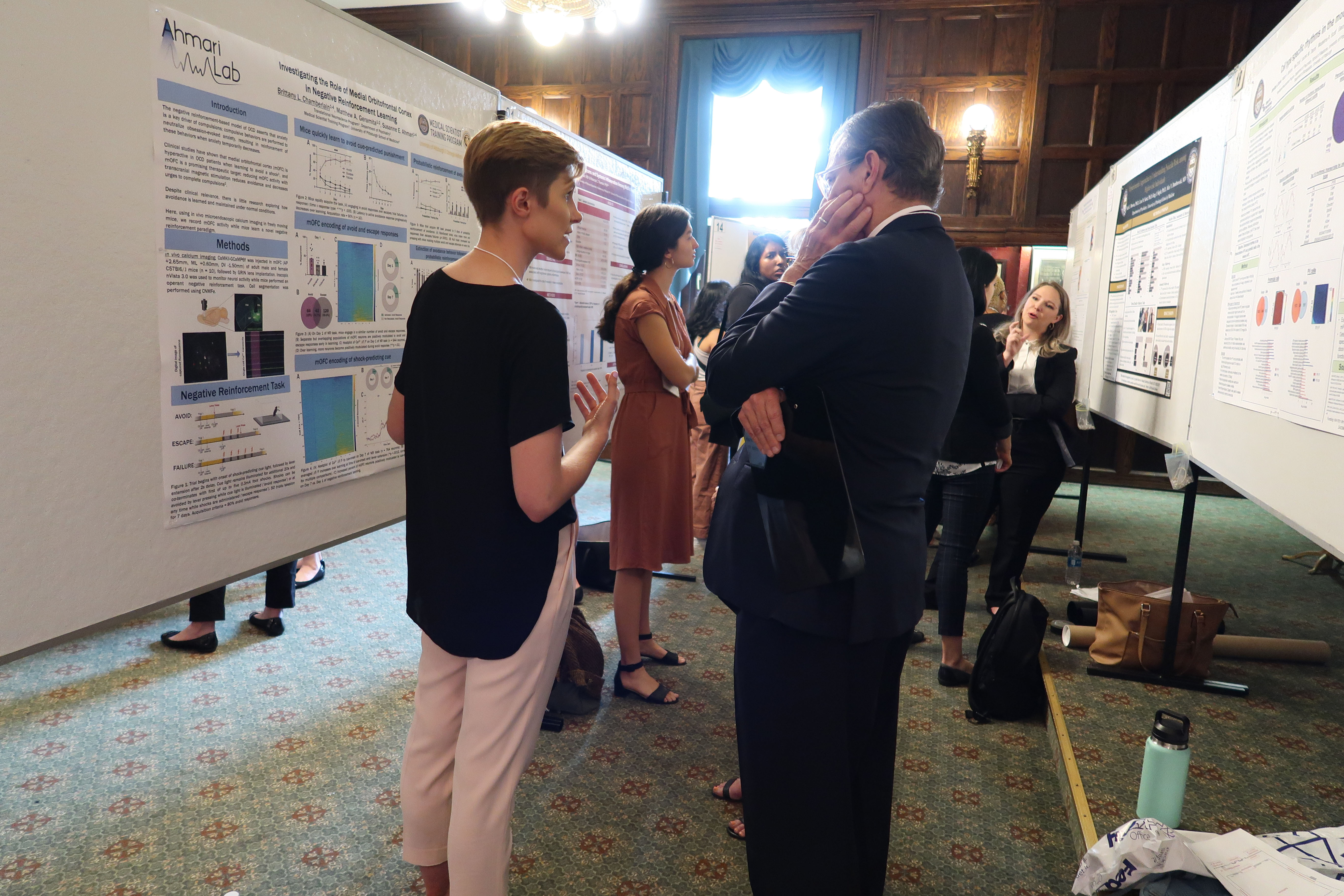 Medical student Brittany Chamberlain discusses her research