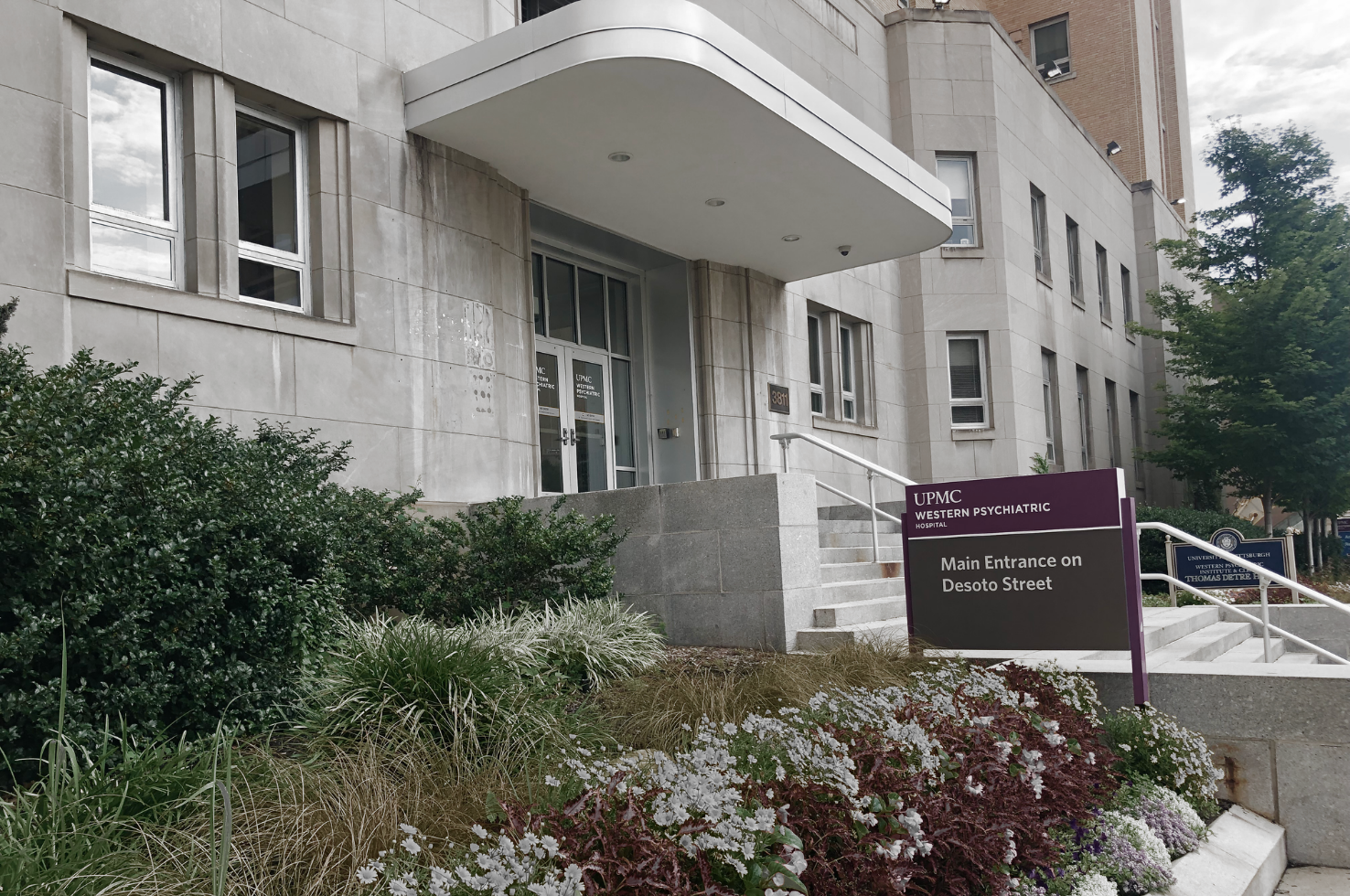 UPMC Western Psychiatric Hospital Main Entrance