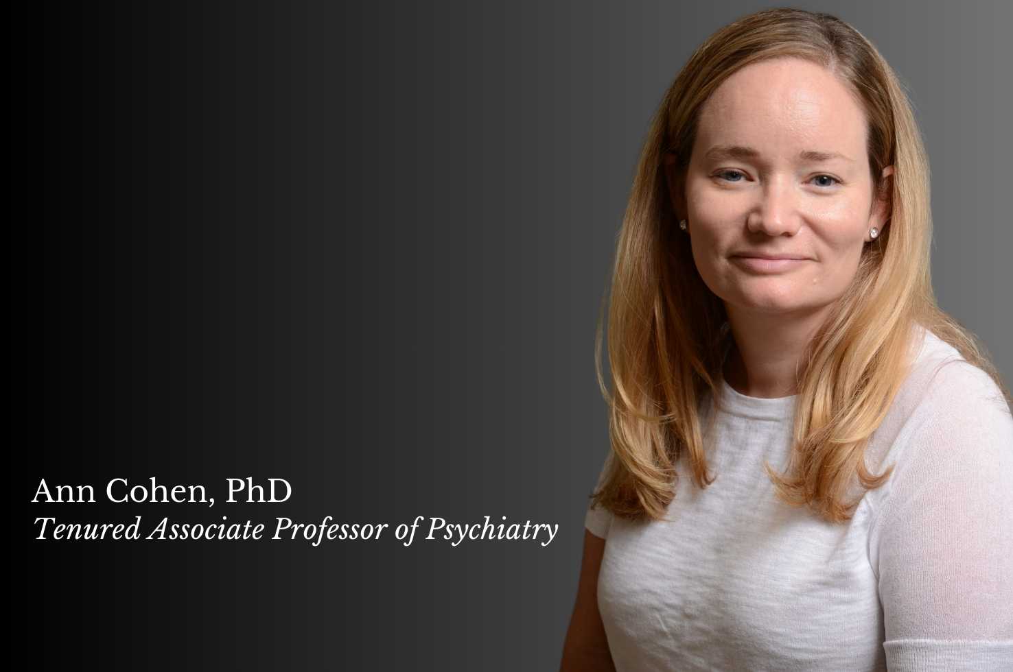 Annie Cohen, PhD Annie Cohen, PhD