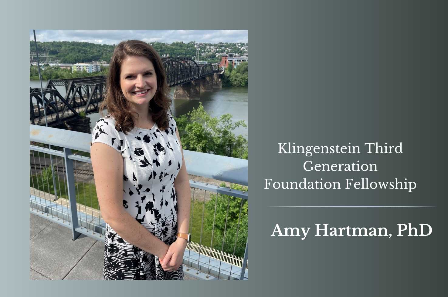 Amy Hartman, PhD, Receives Klingenstein Fellowship