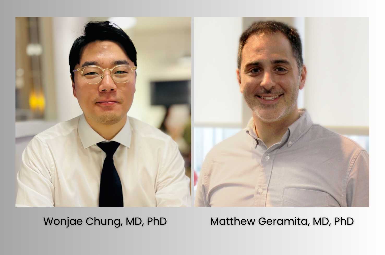 Dr. Chung and Dr. Geramita Dr. Chung and Dr. Geramita