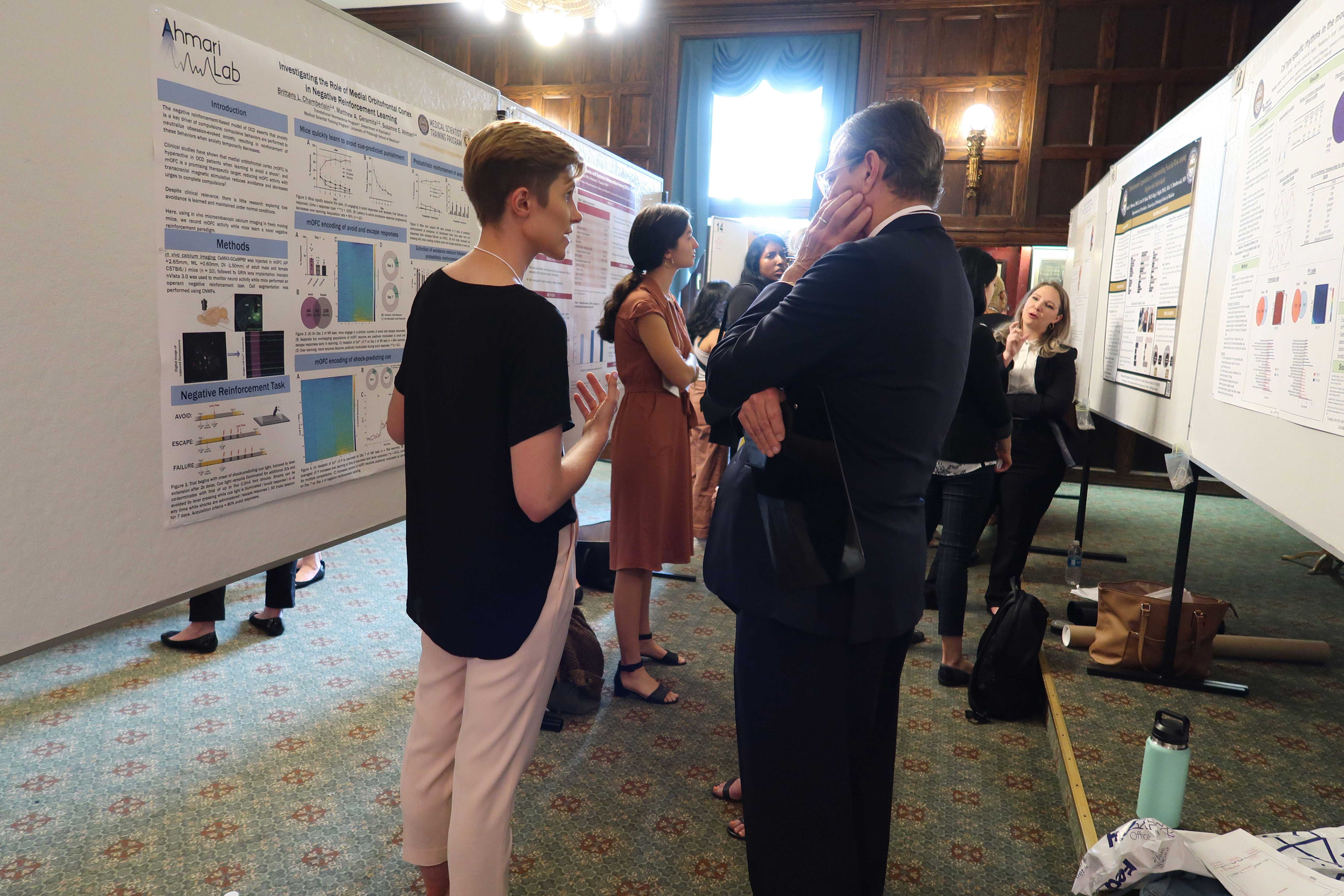 Medical student Brittany Chamberlain discusses her research