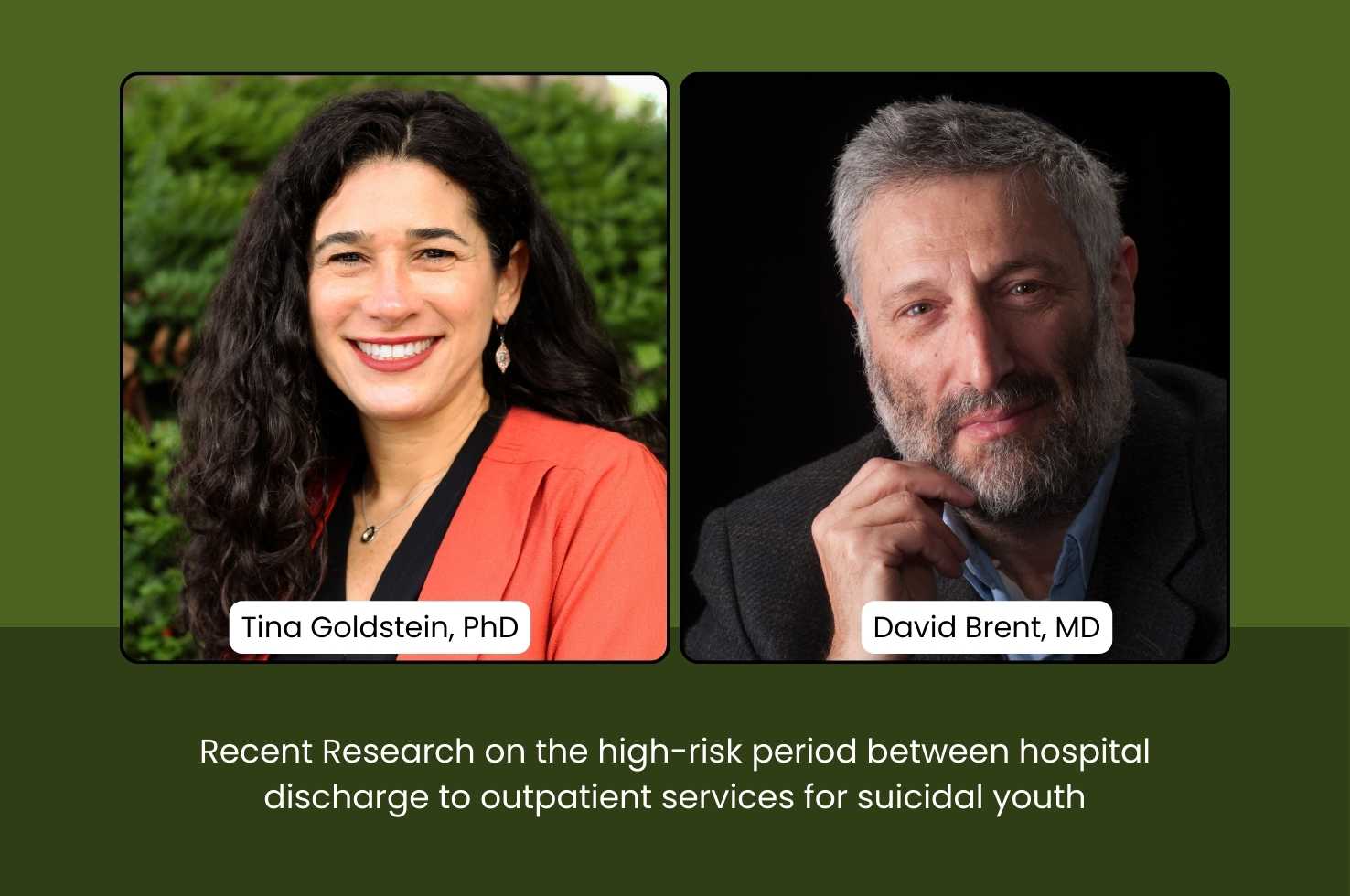 Dr. Goldstein and Dr. Brent Dr. Goldstein and Dr. Brent