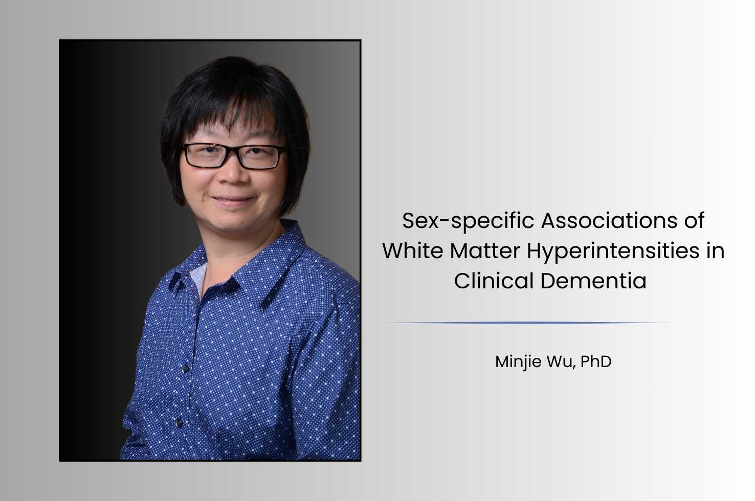 Dr. Minjie Wu Dr. Minjie Wu