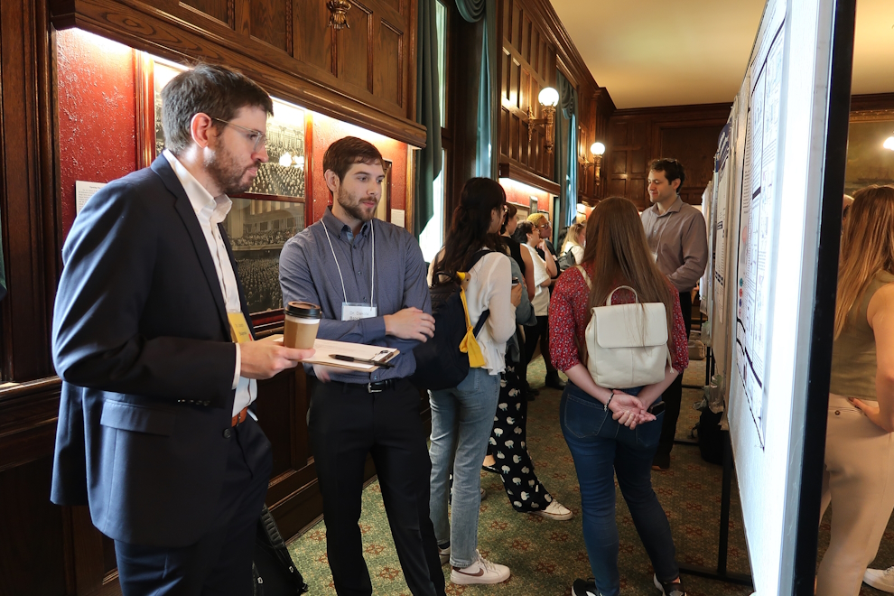 Poster presenters and discussants at Research Day
