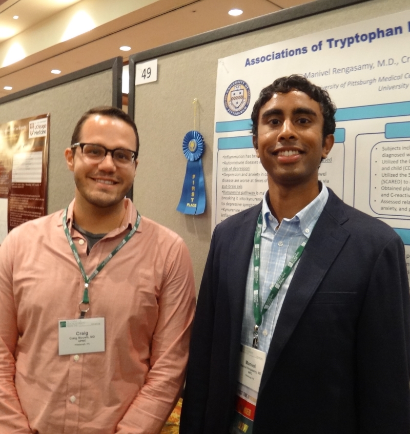Psychiatry residents Drs. Manny Rengasamy & Craig Riccelli