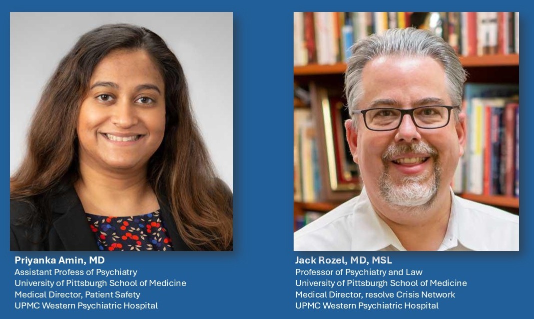 Drs. Priyanka Amin and Jack Rozel