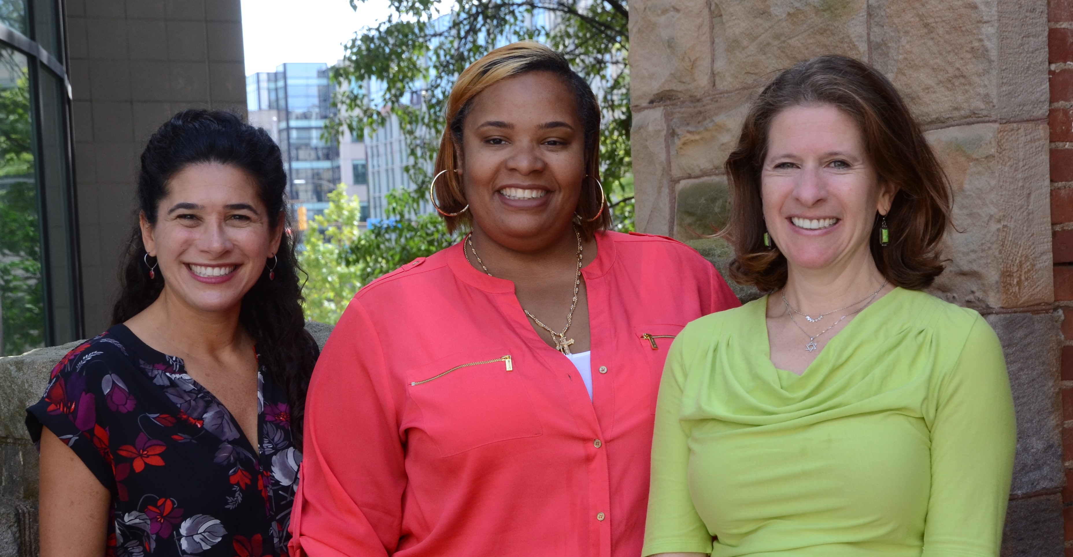 Dr. Tina Goldstein with LaToya Snipes and Dr. Michele Levine
