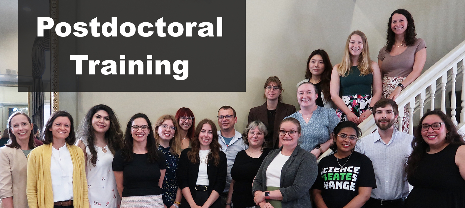 Group of Postdoctoral Trainees pictured at Research Day 2026