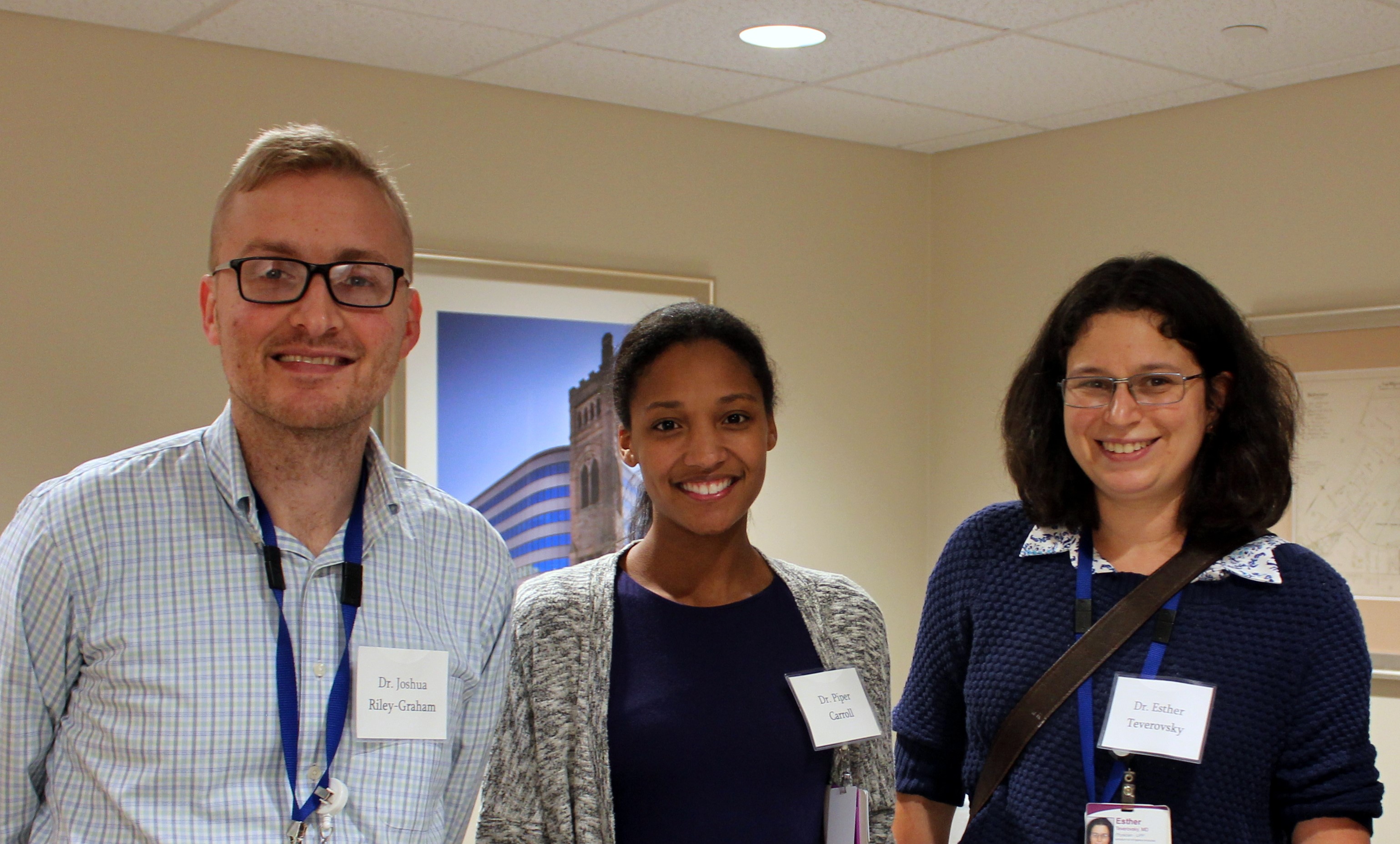 Residents Gather with Dr. Esther Teverovsky