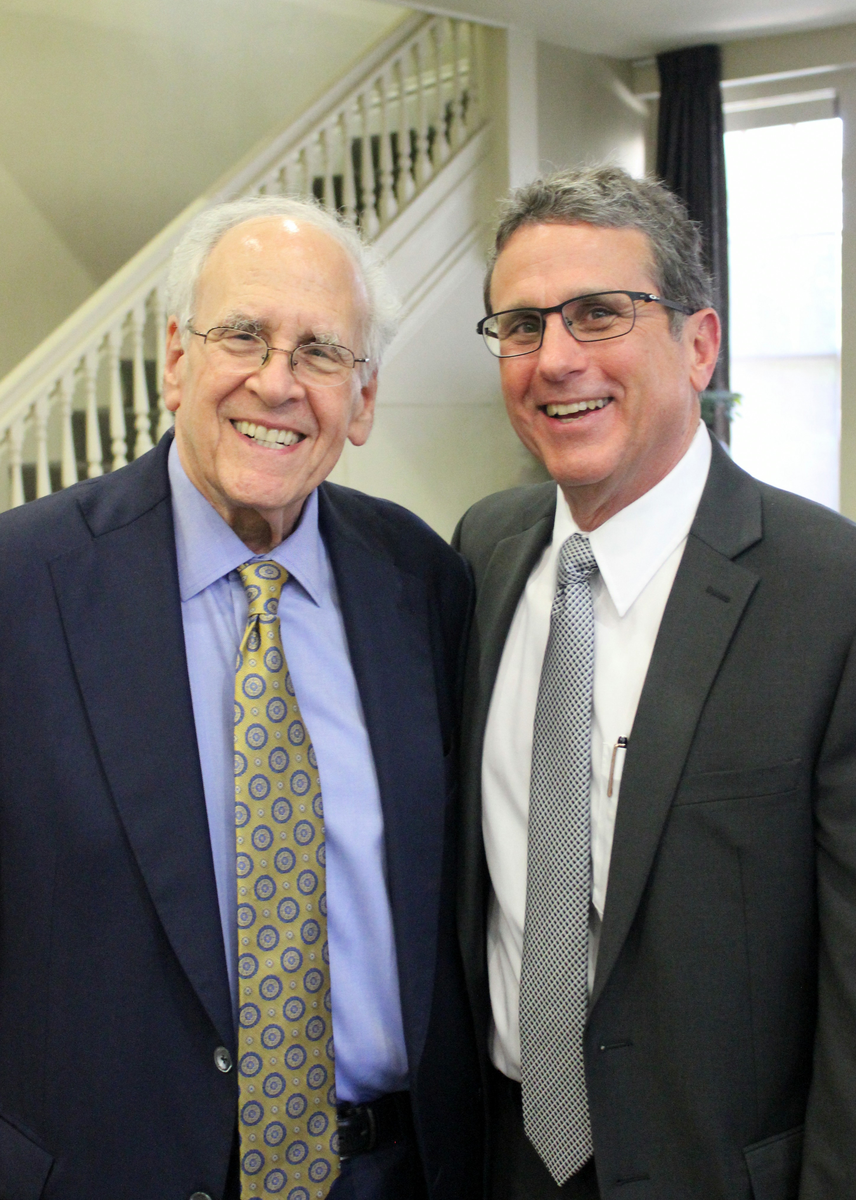 Drs. Loren Roth and David Lewis at the 18th Annual Department of Psychiatry Research Day