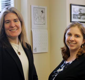 Dr. Mary Phillips and Heather Acuff