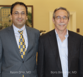 Drs. Rasim Diler and Boris Birmaher at the CABS Conference