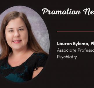 Dr. Lauren Bylsma Promoted