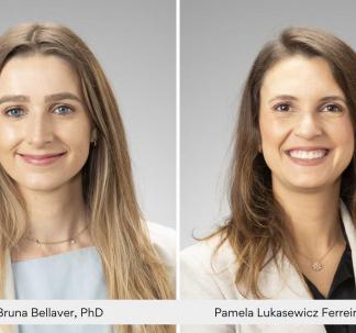 Dr. Bruna Bellaver and Dr. Pamela Lukasewicz Ferreira