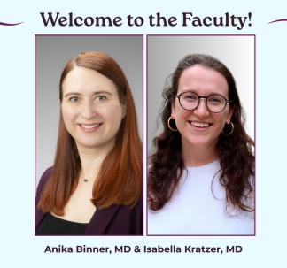 Drs. Anika Binner and Isabella Kratzer