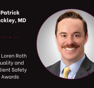 Patrick Buckley, MD, Receives Two UPMC Clinical Excellence Awards